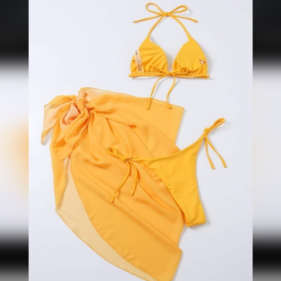 NEW 3 Piece Bikini Set - Picture 3 of 6